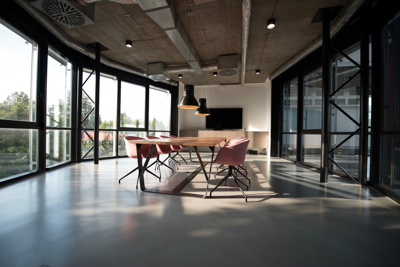 Modern wellness workspace