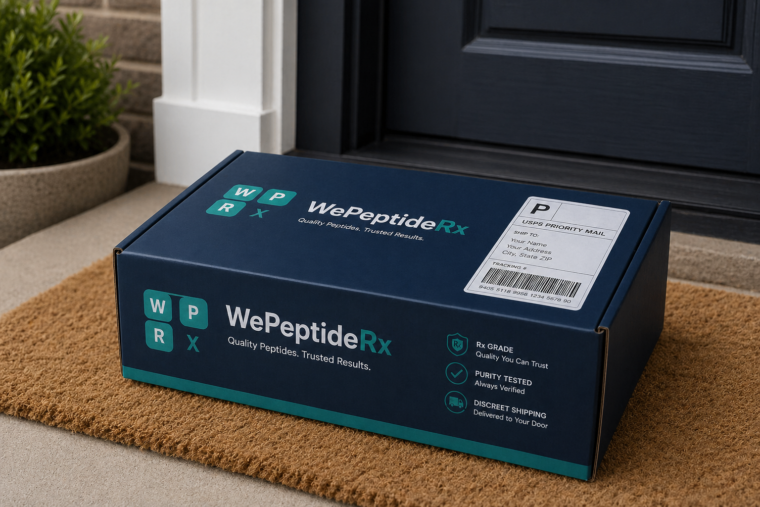 Treatment package ready for delivery